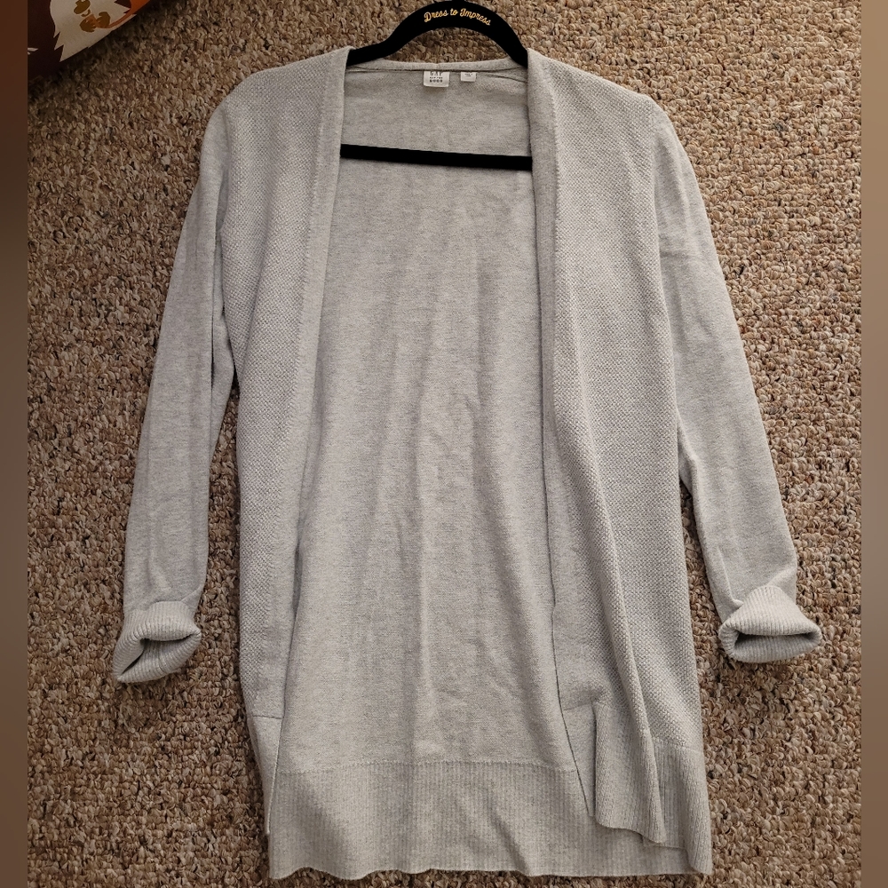 GAP Grey Knit Cardigan